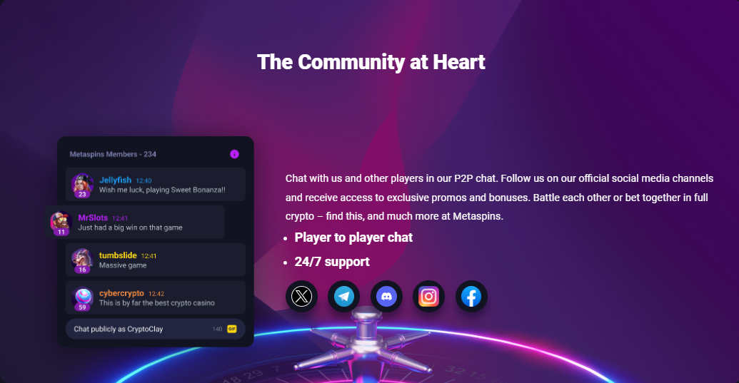 metaspins support