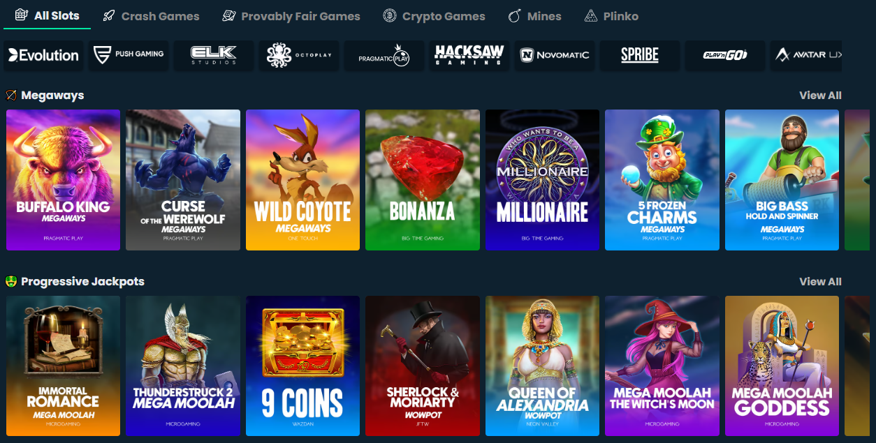 megadice slots
